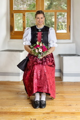 ESAF Ehrendame Sina Steiner sitzend ©Alex Hug