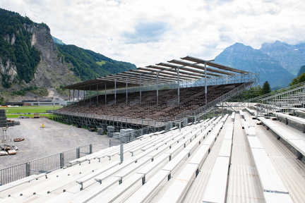 ESAF 2025 Aufbau Arena Tribuene B und C MRH DSC6920