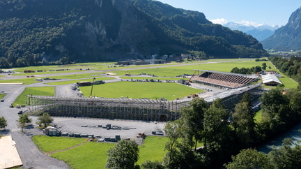 ESAF 2025 Aufbau Arena Tribuene DJI 0121 web