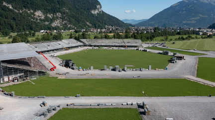 ESAF 2025 Aufbau Arena Tribuene DJI 0136 web