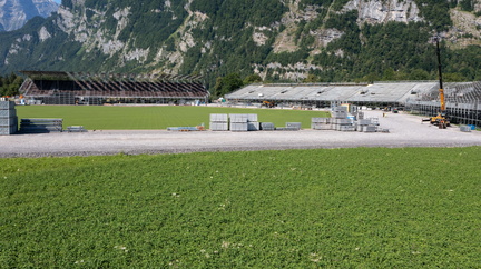 ESAF 2025 Aufbau Arena Tribuene DJI 0142 web