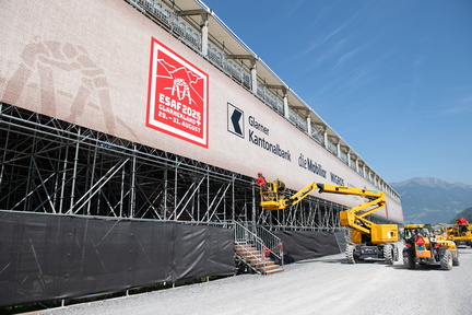 ESAF 2025 Aufbau Arena by Maya Rhyner DSC1197